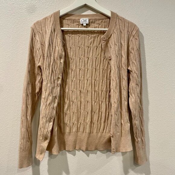 Brand New Beige Button-Down Cardigan – Size Small - Picture 4 of 8